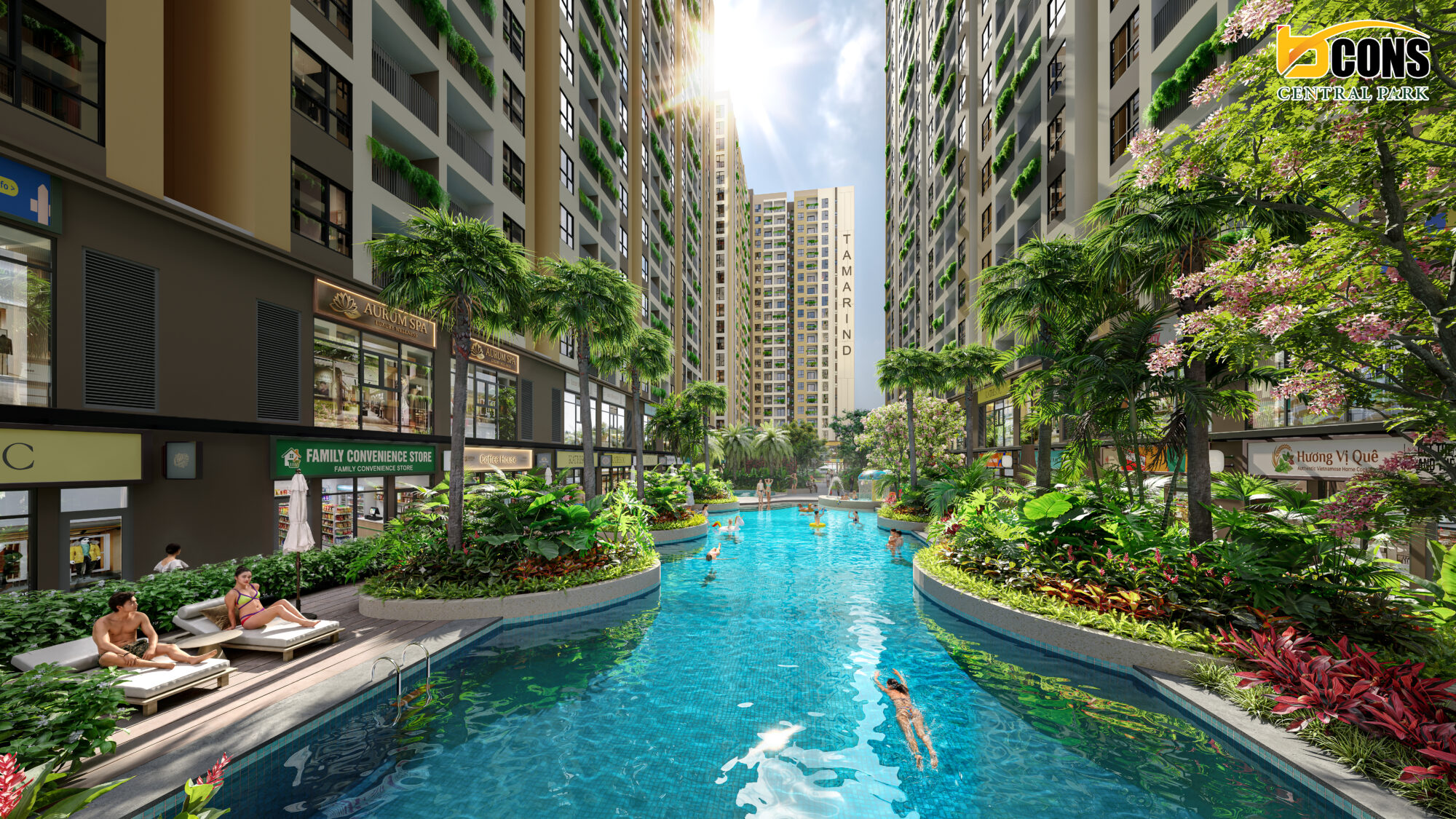 TIỆN ÍCH NỘI KHU BCONS CENTRAL PARK